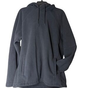 Gymshark‎ Black Fleece Hoodie Womens Medium Long Sleeve Pullover Sweatshirt Cozy